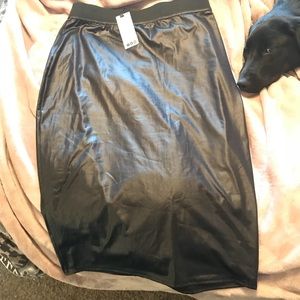 NWT leather skirt